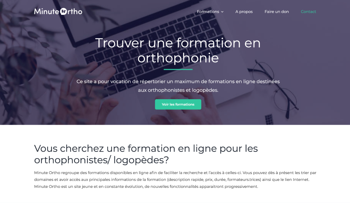 Image du site Minute Ortho